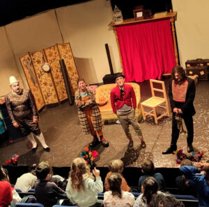 bord plateau de ce spectacle pour enfants