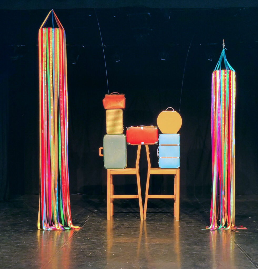 Répétition spectacle pour enfants grande soeur petit frère