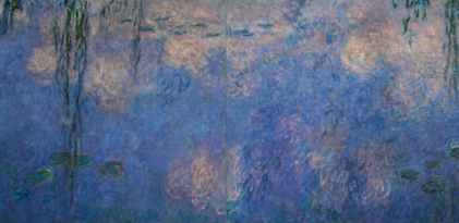 Le bleu selon Claude Monnet