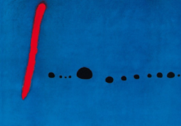 Le bleu vu par Miro