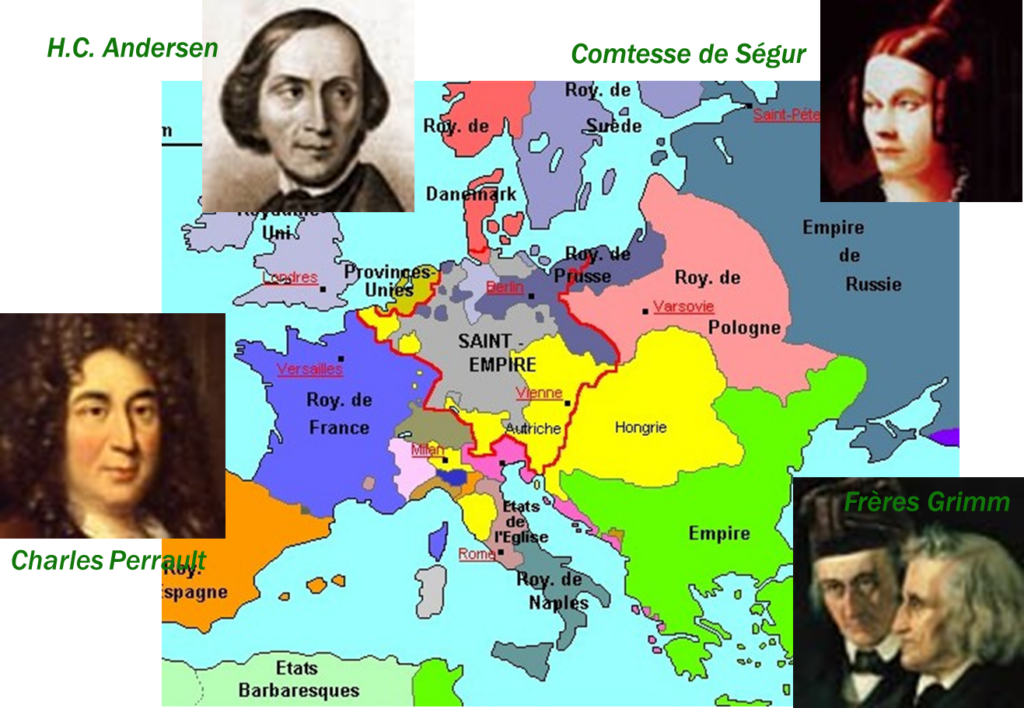 Les grands conteurs européens des 18 et 19è siècles