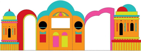 Maquette du décor de ce spectacle pour enfants